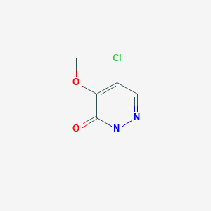 molecular formula C6H7ClN2O2 B3181325 5-chloro-4-methoxy-2-methyl-2H-pyridazin-3-one CAS No. 77541-59-4