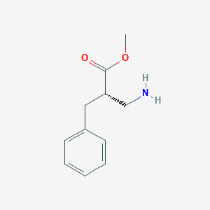 molecular formula C11H15NO2 B3181327 Methyl (S)-3-amino-2-benzylpropanoate CAS No. 776327-05-0