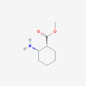 molecular formula C8H15NO2 B3181408 methyl (1R,2S)-2-aminocyclohexane-1-carboxylate CAS No. 837359-97-4