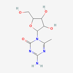 molecular formula C9H14N4O5 B3181696 6-Methyl-5-azacytidine CAS No. 105330-94-7