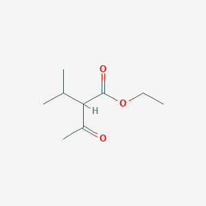 molecular formula C9H16O3 B031817 Ethyl 2-acetyl-3-methylbutanoate CAS No. 1522-46-9
