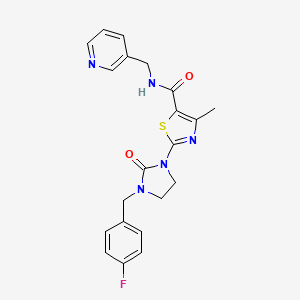 molecular formula C21H20FN5O2S B3181703 XEN723 