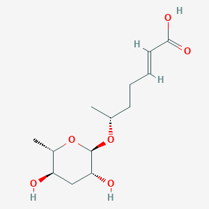 molecular formula C13H22O6 B3181722 Ascr#7 CAS No. 1139837-37-8