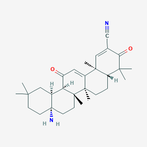 28-Noroleana-1,9(11)-diene-2-carbonitrile,17-amino-3,12-dioxo-