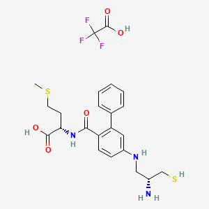 molecular formula C23H28F3N3O5S2 B3181769 FTI 276 TFA 