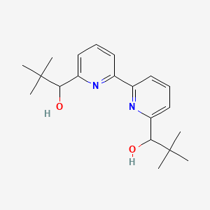 (alphaR,alpha'R)-alpha,alpha'-Bis(tert-butyl)-[2,2'-bipyridine]-6,6'-dimethanol