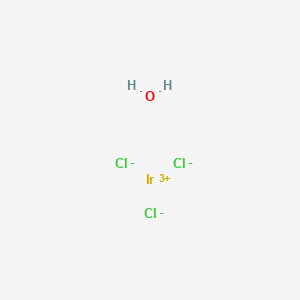 molecular formula Cl3H2IrO B3181912 Iridium(3+);trichloride;hydrate CAS No. 1542203-90-6