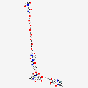 molecular formula C75H101N9O23 B3181916 Tesirine CAS No. 1595275-62-9