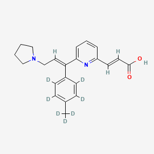 molecular formula C22H24N2O2 B3181992 Acrivastine D7 