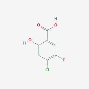 B3182012 4-Chloro-5-fluoro-2-hydroxybenzoic acid CAS No. 181289-00-9