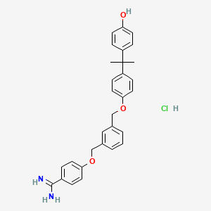 molecular formula C30H31ClN2O3 B3182042 BIIL-260 hydrochloride 