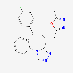 molecular formula C22H18ClN5O B3182084 BET-BAY 002 (S enantiomer) CAS No. 2070009-49-1