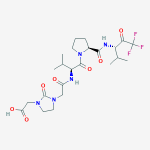 molecular formula C23H34F3N5O7 B3182214 Unii-F7YC3C4yfs CAS No. 291778-77-3