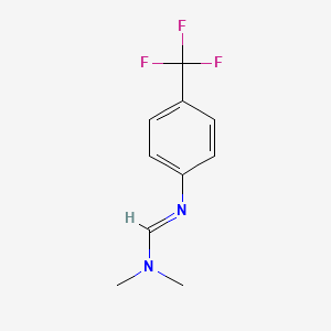 N,N-dimethyl-N'-[4-(trifluoromethyl)phenyl]methanimidamide