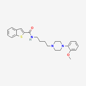 N-(4-(4-(2-methoxyphenyl)piperazin-1-yl)butyl)benzo[b]thiophene-2-carboxamide