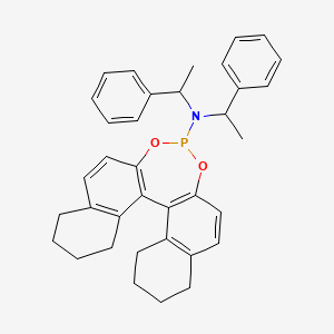N,N-bis((S)-1-phenylethyl)-8,9,10,11,12,13,14,15-octahydrodinaphtho[2,1-d:1',2'-f][1,3,2]dioxaphosphepin-4-amine
