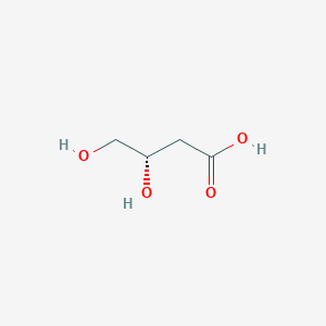 molecular formula C4H8O4 B3182348 (S)-3,4-Dihydroxybutyric acid CAS No. 51267-44-8