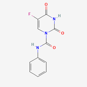 1(2H)-Pyrimidinecarboxamide, 5-fluoro-3,4-dihydro-2,4-dioxo-N-phenyl-