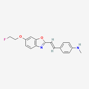 molecular formula C18H17FN2O2 B3182409 BF-168 CAS No. 634911-47-0