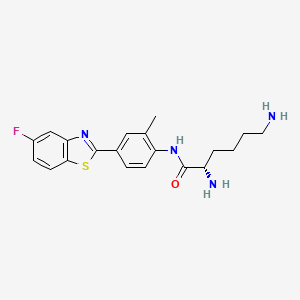 molecular formula C20H23FN4OS B3182448 Phortress free base CAS No. 741241-36-1