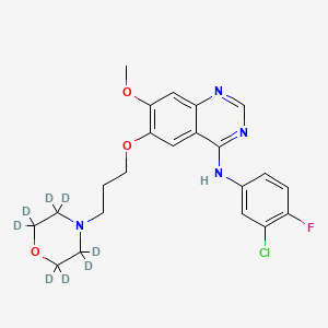 molecular formula C22H24ClFN4O3 B3182502 Gefitinib-d8 CAS No. 857091-32-8