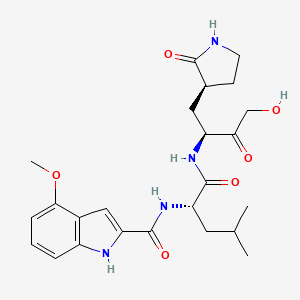 molecular formula C24H32N4O6 B3182513 PF-00835231 CAS No. 870153-29-0