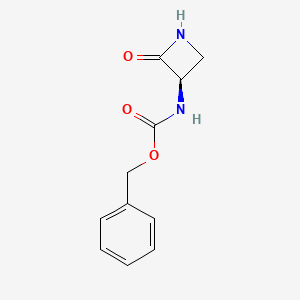 molecular formula C11H12N2O3 B3182527 Benzyl (R)-(2-oxoazetidin-3-yl)carbamate CAS No. 88198-42-9
