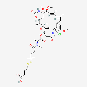 molecular formula C42H60ClN3O12S2 B3182562 DBA-DM4 CAS No. 905449-84-5