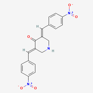 (3E,5E)-3,5-bis(4-nitrobenzylidene)piperidin-4-one