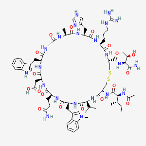 molecular formula C72H102N22O18S2 B3182579 POT-4 CAS No. 934461-40-2