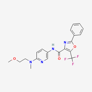 molecular formula C20H19F3N4O3 B3182581 Dgat1-IN-3 CAS No. 939375-07-2