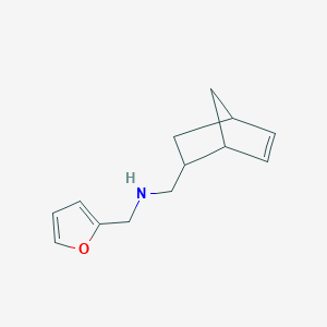 molecular formula C13H17NO B3182644 Bicyclo[2.2.1]hept-5-en-2-ylmethyl-furan-2-ylmethyl-amine CAS No. 1005263-31-9