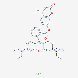 molecular formula C38H37ClN2O5 B3182660 线粒体红 CAS No. 1021902-10-2
