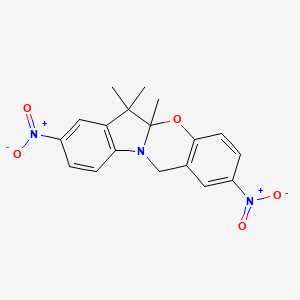 5a,6,6-Trimethyl-2,8-dinitro-5a,6-dihydro-12H-indolo[2,1-b][1,3]benzoxazine