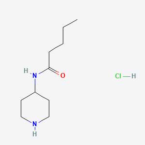 N-(piperidin-4-yl)pentanamide hydrochloride