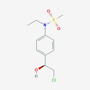 N-{4-[(1S)-2-chloro-1-hydroxyethyl]phenyl}-N-ethylmethanesulfonamide