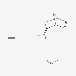 molecular formula C14H22 B3182867 Ethylene/propylene/diene terpolymer CAS No. 25038-36-2