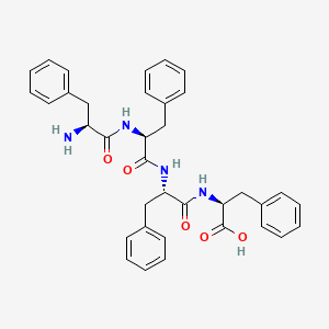 molecular formula C36H38N4O5 B3182881 H-Phe-Phe-Phe-Phe-OH CAS No. 2667-02-9