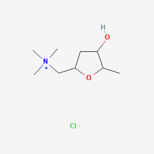 molecular formula C9H20ClNO2 B3182908 (-)-MuscarineChloride CAS No. 2936-25-6