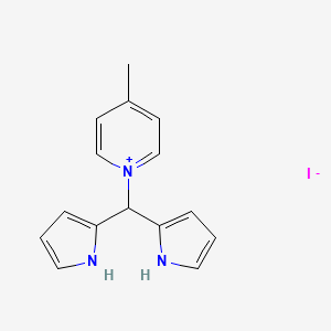 1-(Di(1H-pyrrol-2-yl)methyl)-4-methylpyridin-1-ium iodide