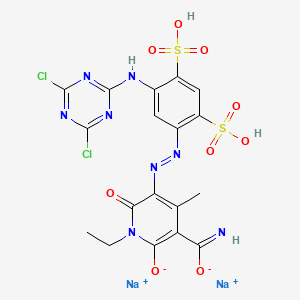 molecular formula C18H14Cl2N8Na2O9S2 B3183079 Dtxsid80894186 CAS No. 61951-86-8