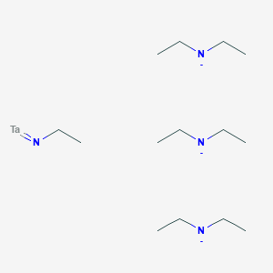 molecular formula C14H35N4Ta-3 B3183132 Tris(diethylamido)(ethylimido)tantalum(V) CAS No. 67313-80-8