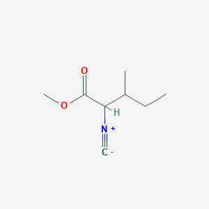 molecular formula C8H13NO2 B3183167 2-Isocyano-3-methylpentanoic acid methyl ester CAS No. 730964-69-9