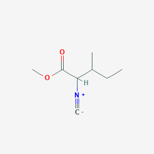 molecular formula C8H13NO2 B3183167 Methyl 2-isocyano-3-methylpentanoate CAS No. 730964-69-9