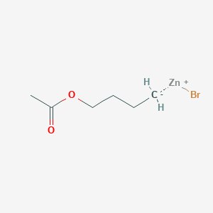 molecular formula C6H11BrO2Zn B3183186 4-Acetoxybutylzinc bromide CAS No. 737797-42-1