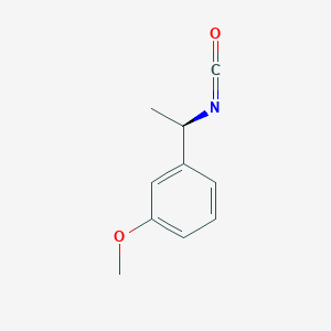 molecular formula C10H11NO2 B3183202 (R)-(+)-1-(3-Methoxyphenyl)ethyl isocyanate CAS No. 745784-07-0