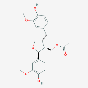 molecular formula C22H26O7 B031833 Lariciresinol acetate CAS No. 79114-77-5