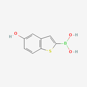 molecular formula C8H7BO3S B3183394 b-(5-Hydroxybenzo[b]thien-2-yl)boronic acid CAS No. 959636-67-0