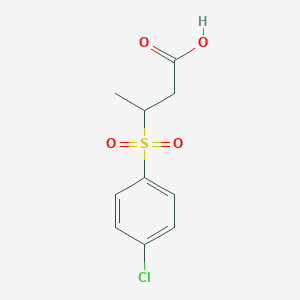 molecular formula C10H11ClO4S B031834 3-(4-Chlorobenzenesulfonyl)butyric acid CAS No. 175205-43-3