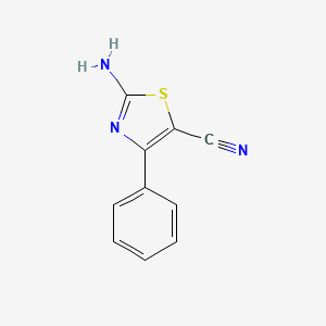 molecular formula C10H7N3S B3183472 2-Amino-4-Phenylthiazole-5-carbonitrile CAS No. 704870-71-3